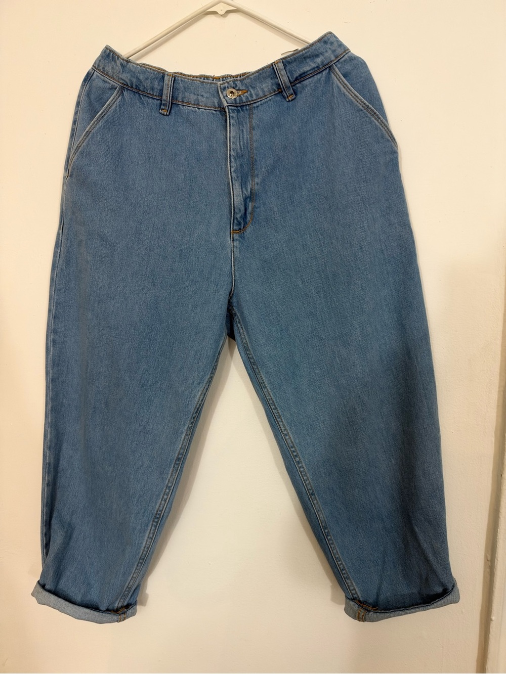 Zara Light Blue Boyfriend Jeans